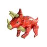 BWS Dino Triceratops folieballon in mooie metallic kleuren, een blikvanger voor elk feest (rood)