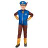 Ciao 117833-4 Chase kostuum vermomming jongen officieel Paw Patrol (Maat 3-4 jaar) Met hoed,Blauw