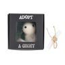 BBASILIYSD Adopteer een geest vandaag! Leuke Pocket Ghost Mini Pluche Gevulde Pop voor Halloween & Spookachtige Fans