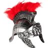 Sweeaau Volwassen Ridder Helm Oude Europese Rollenspel Griekse Romeinse Ridder Hoed Carnaval Party Cosplay Uitvoeringen Kostuum Romeinse Helm Volwassen Romeinse Helm Kostuum Romeinse Helm Met Veer