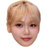 Celebrity Cutouts Kim Chae-Won (Hair Up) Masker van beroemdheden