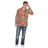 PartyXPeople Hippie 70's multi heren hippiekostuum Flower Power hippieshirt kleurrijk 119261-56/58