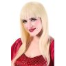 Brandsseller Dames carnaval lang haar pruik ca. 50 cm lang carnaval/carnaval, themafeest en shows blond