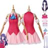 GeRRiT Anime Oshi no Ko Cosplay Kostuum Hoshino Ai Cosplay Roze Rok Set Toneelstukkostuum voor meisje Halloween Anime Party Rollenspel voor meisje