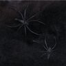Bcowtte Halloween spinnenweb rekwisieten thuis feest bar decoratie rekbaar spinnenweb spin (zwart)