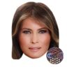 Celebrity Cutouts Melania Trump Masker van beroemdheden