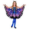 Widmann 09846 09846 Kinderkostuum vlinder, jurk met tutu, vleugels, antenne, dier, vlinders, themafeest, carnaval, meisjes, meerkleurig, 128 cm / 5-7 jaar