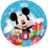 dekora Mickey Mouse taartopzetstuk, rond, 20 cm, van eetbaar suiker. Licentieproduct. Van .