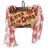 amscan Creepy Carnevil MDF Wall Sign w/Gauze 23cm x 29cm