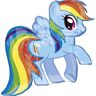 Anagram S/Shape: MLP Rainbow Dash