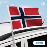 Vlaggenclub.nl Autovlag Noorwegen - Luxe