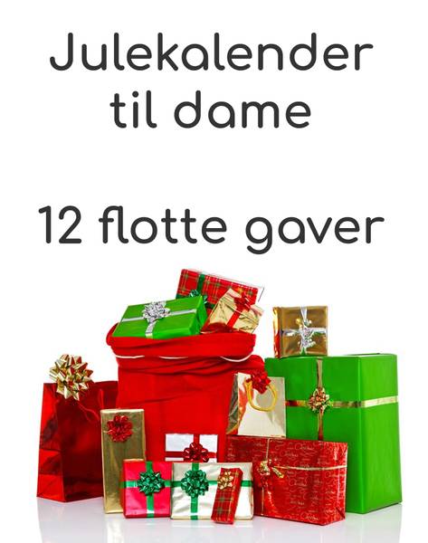Julekalender Til Dame Med 12 Flotte Gaver