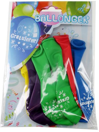 Tinka Ballonger Tinka 8 Pk, Gratulerer