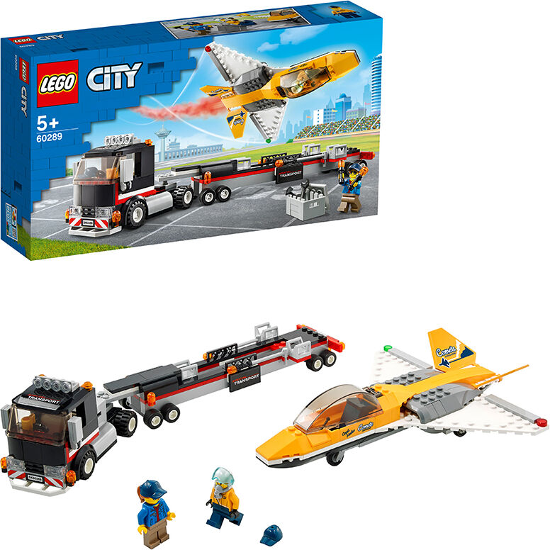 Lego City - Semitrailer Med Oppvisningsfly 60289