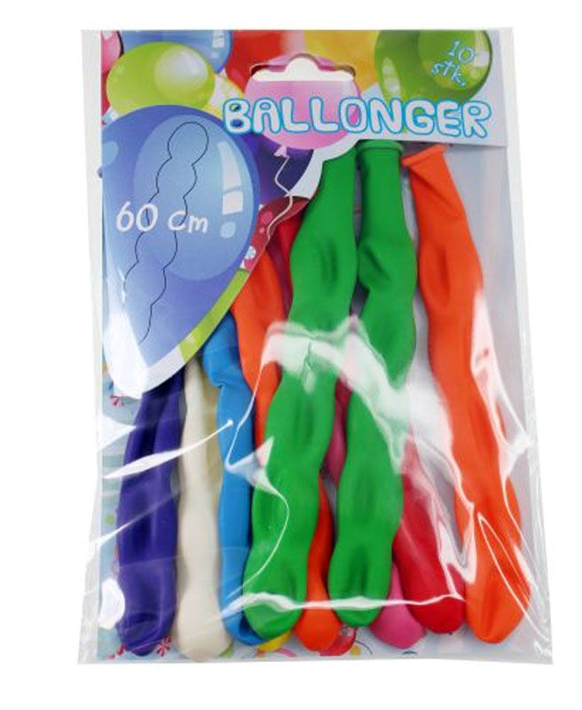 Tinka Ballonger Tinka 10pk - Lang 60 Cm Mix