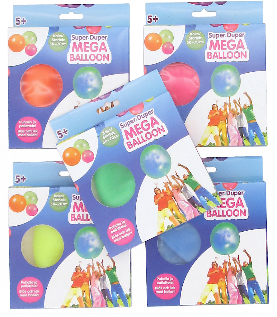 Super Duper Mega Ballong 70 Cm - Gul