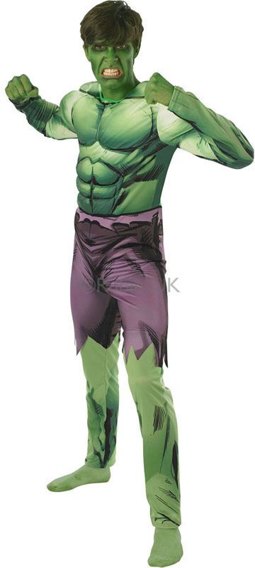 Marvel Avengers Hulk Deluxe Kostyme - Voksen