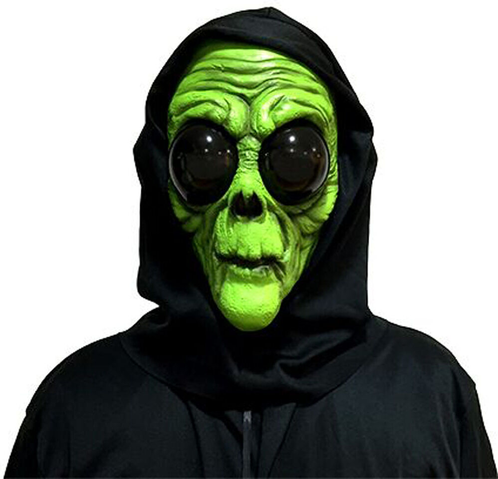 Halloween Alien Maske - Voksen