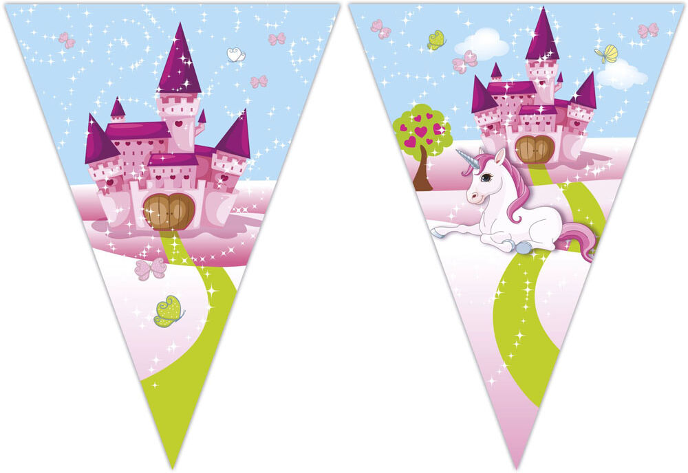 Unicorn Banner M/ 9 Flagg - Unicorn