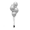 Godan Balony Beauty&Charm platynowe 30 cm srebrne 50 szt.