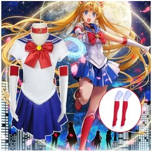 Savita Sailor Moon Cosplay Traje Role-Playing Conjunto Completo para Crianças 140