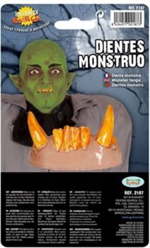 Disfrazzes Acessórios de Halloween Dentes com Presas de Orco