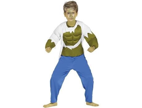 Disfrazzes Fato de Menino Hulk Infantil (Tam: 7 a 9 anos)