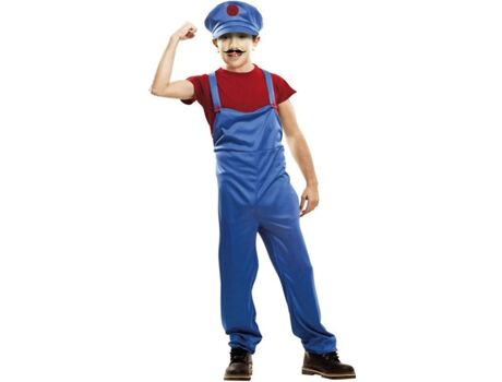 Viving Fato de Menino Super Mario (Tam: 5-6 anos)