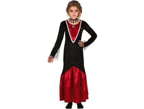Disfrazzes Fato de Menina Vampira Elegante (Tam: 7 a 9 anos)