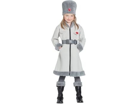 Disfrazzes Fato de Menina Espía Russa (Tam: 5 a 6 anos)