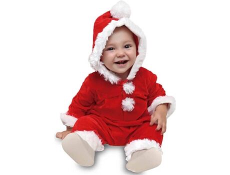 Disfrazzes Fato de Bebé Pai Natal (Tam: 6 a 12 meses)