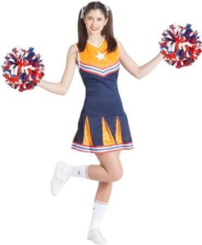 Disfrazzes Fato de Mulher Cheerleader (Tam: XL)