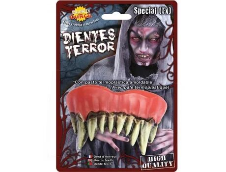 Disfrazzes Acessórios de Halloween Dentes de Monstro Zumbi