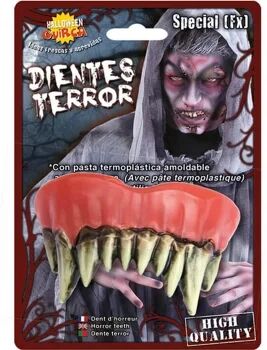 Disfrazzes Acessórios de Halloween Dentes de Monstro Zumbi