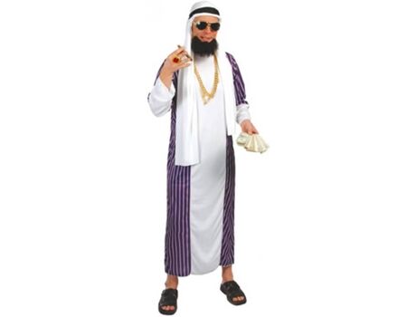 Disfrazzes Fato de Homem Árabe Roxo (Tam: L)