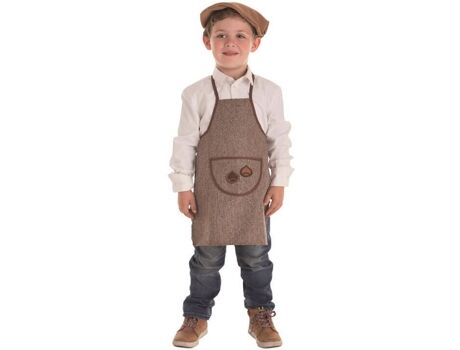 Disfrazzes Fato de Menino Vendedor De Castanhas Outono Castanho (Tam: 3 a 5 Anos)