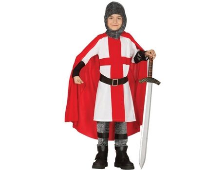 Disfrazzes Fato de Menino Cavaleiro Das Cruzadas (Tam: 7 a 9 anos)