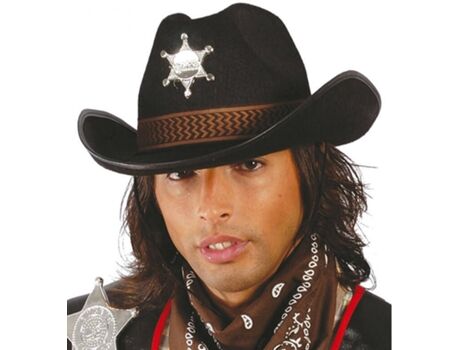 Disfrazzes Chapéu Sheriff (Tam: Tamanho Único)