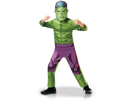 Rubies Fato de Menino RUBIE'S Avengers: Hulk (Tam: 7-8 anos)