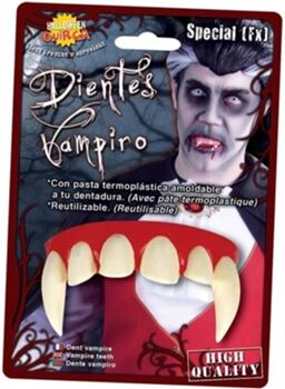 Disfrazzes Acessórios de Halloween Dentes de Vampiro