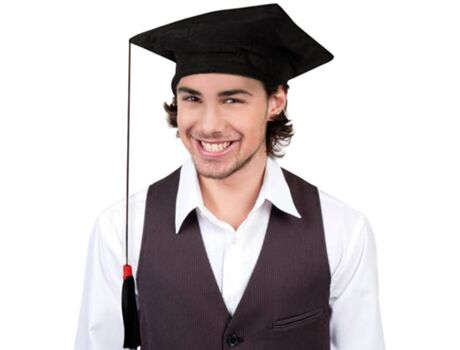 Disfrazzes Chapéu Estudante Universitário Licenciado (Tam: Tamanho Único)