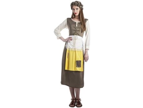 Disfrazzes Fato de Mulher Camponesa Medieval (Tam: M/L)