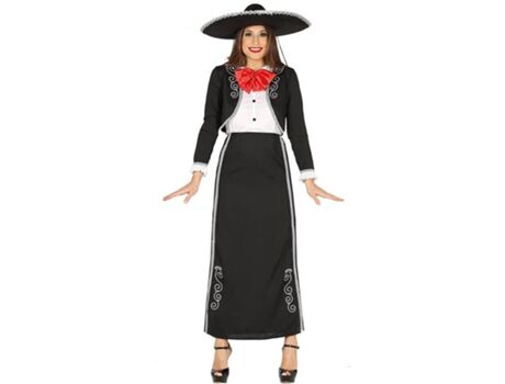 Disfrazzes Fato de Mulher Mariachi Mexicano (Tam: L)
