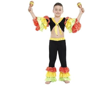 Disfrazzes Fato de Menino Bailarina De Salsa (Tam: 5 a 6 anos)