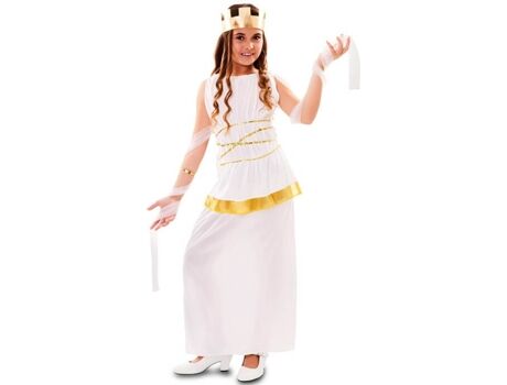 Disfrazzes Fato de Menina Deusa Grega Atena (Tam: 10 a 12 Anos)