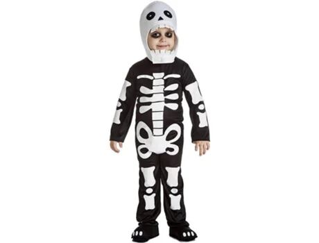 Disfrazzes Fato de Menino Esqueleto (Tam: 7 a 9 Anos)