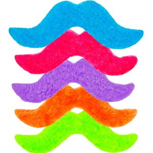 Mustascher 5-pack Rainbow