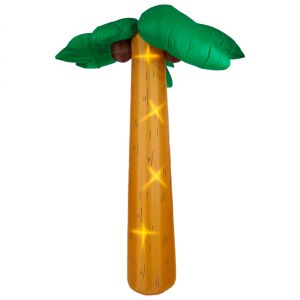 Uppblåsbar palm med ljus 270cm