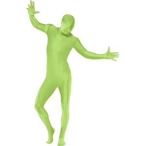 Morphsuit Grön Maskeraddräkt med Väska (Medium)