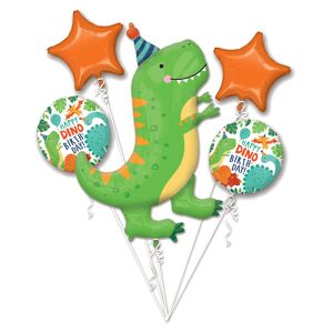 AMSCAN Ballongbukett Happy Dino Birthday